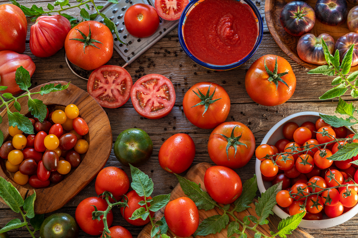 Tipos de tomate (Reprodução Canva Pro) 