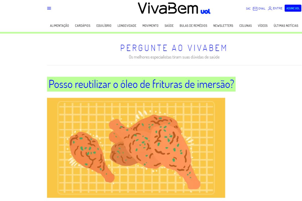 Imagem extraída do site Viva Bem/Uol