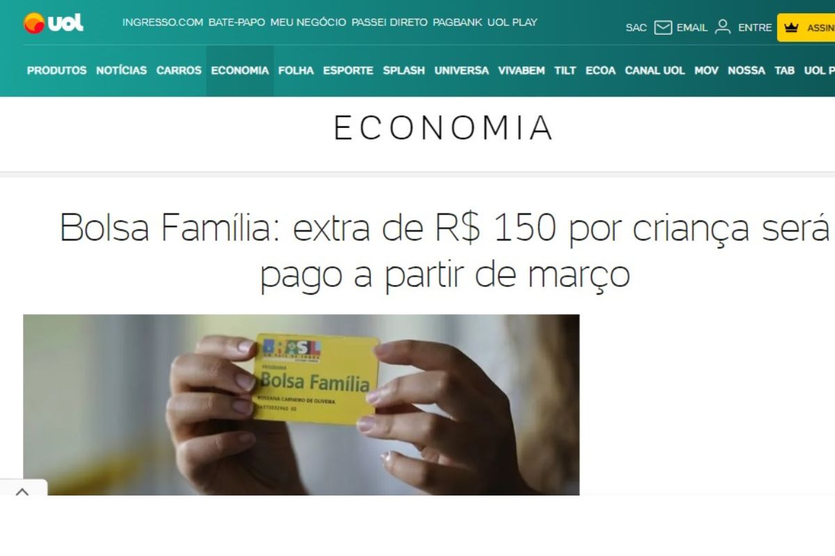 Bolsa Família: benefício pode chegar aos R$ 900 por família; saiba como