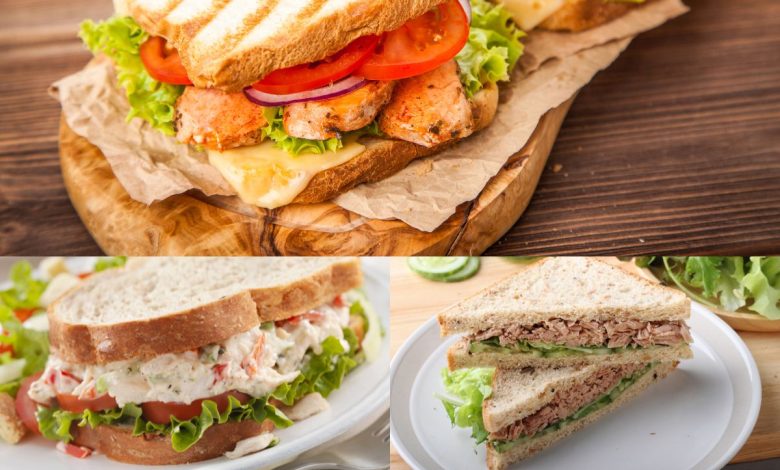 3 receitas de sanduíches saudáveis e fáceis - Canva Pro