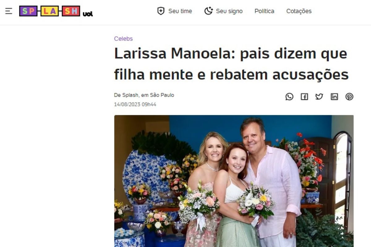 Larissa Manoela, a pobre menina rica: atriz agradece apoio dos fãs após rompimento; vela o que ela disse