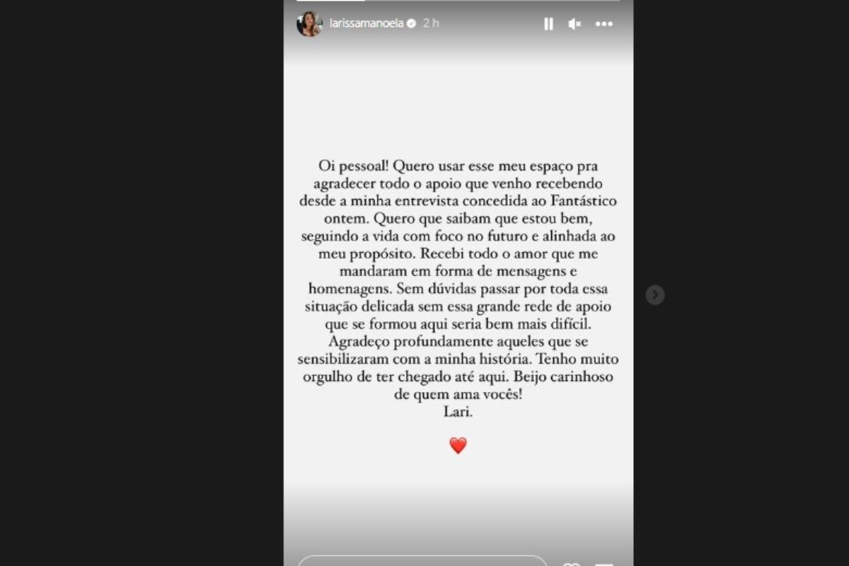 Larissa Manoela, a pobre menina rica: atriz agradece apoio dos fãs após rompimento; vela o que ela disse